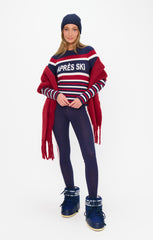 Slopes Sweater ~ Navy Apres Ski Stripe