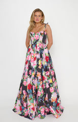 Juliet Maxi Dress ~ Moonlit Garden Gala Taffeta