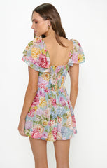 Mandy Mini Dress ~ English Garden