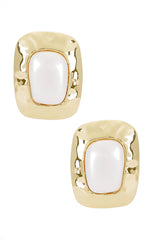 Petit Moments Giovana Earrings ~ Pearl/Gold