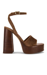 Steve Madden Floria Heel ~ Chestnut Suede