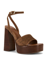 Steve Madden Floria Heel ~ Chestnut Suede