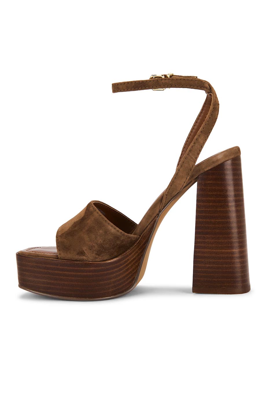 Steve Madden Floria Heel ~ Chestnut Suede