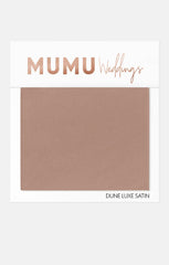 Bridesmaid Fabric Swatch ~ Dune Luxe Satin