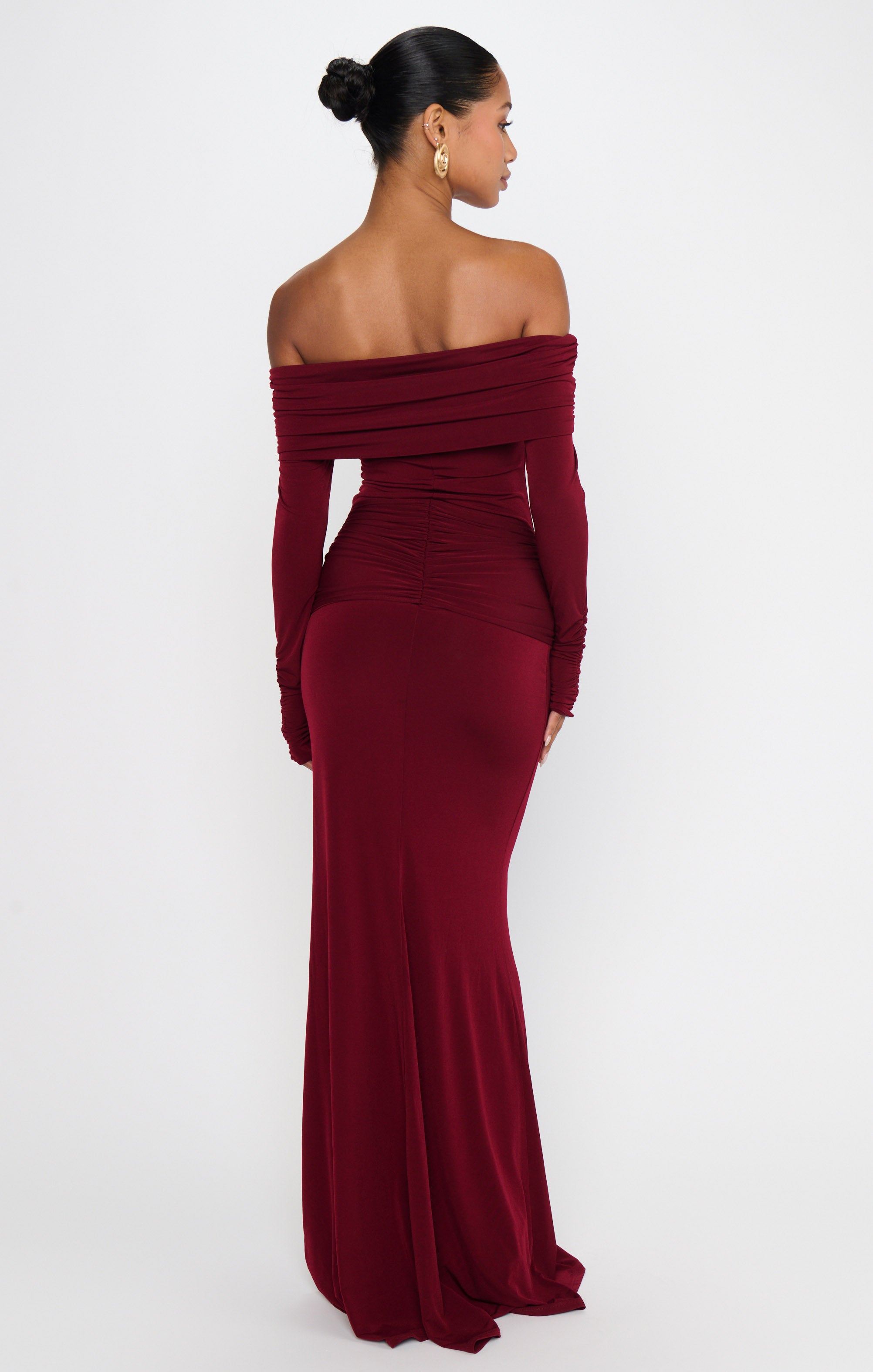 Vanessa Maxi Dress ~ Cabernet Red