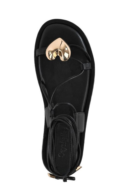 Seychelles Take You There Sandal ~ Black