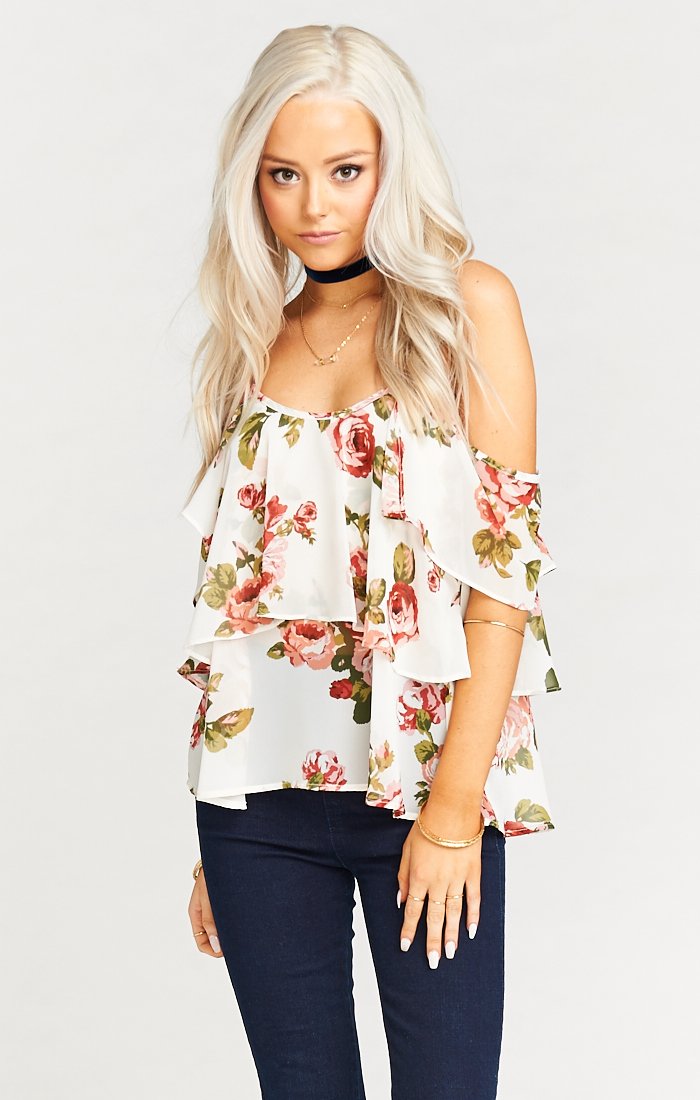 Romance Ruffle Top