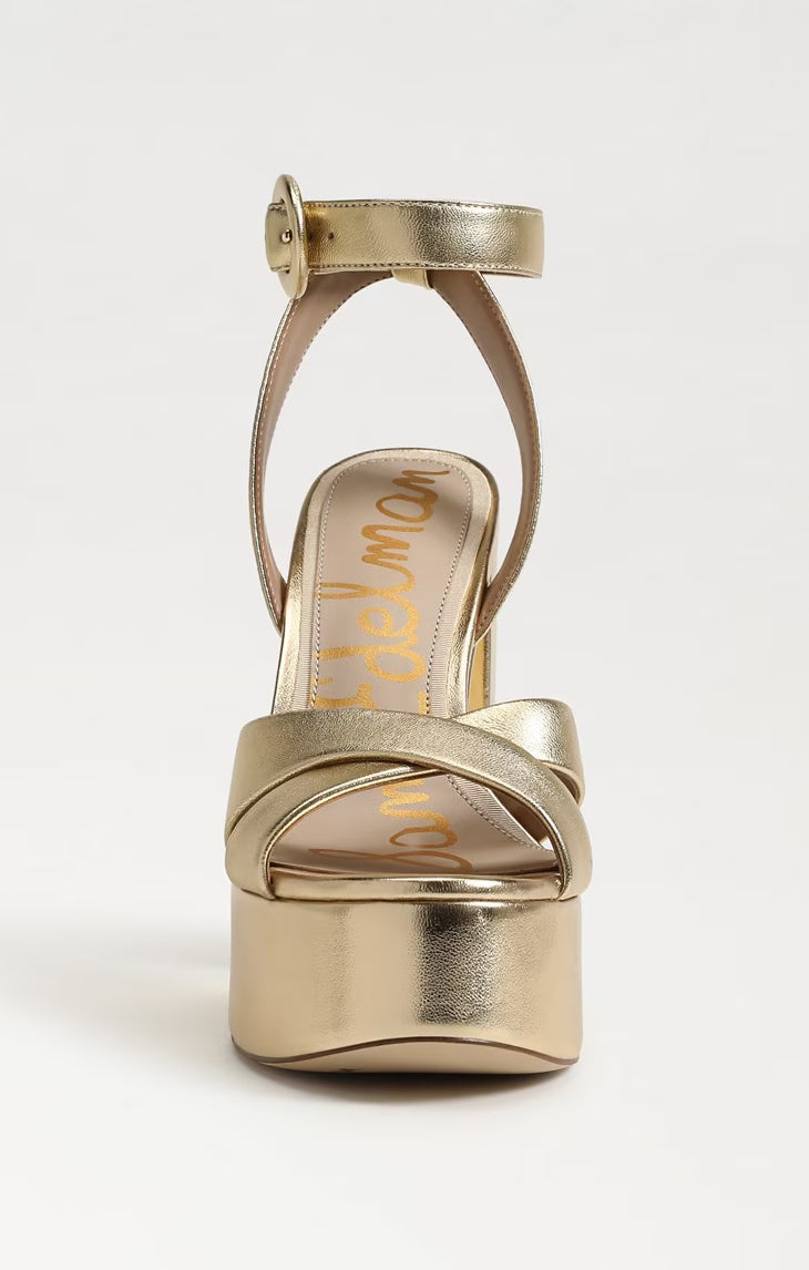 Sam Edelman Savannah Heel ~ Gold