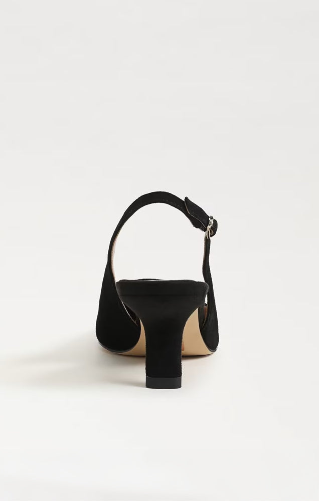 Sam Edelman Bianka Sling ~ Black Suede