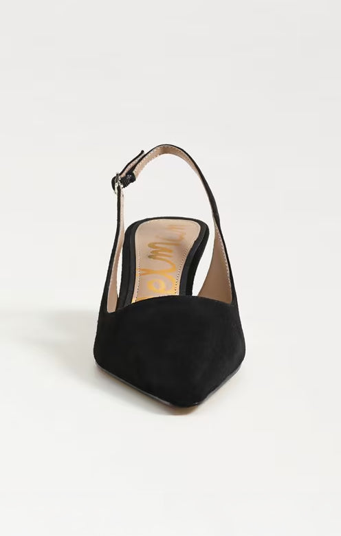 Sam Edelman Bianka Sling ~ Black Suede