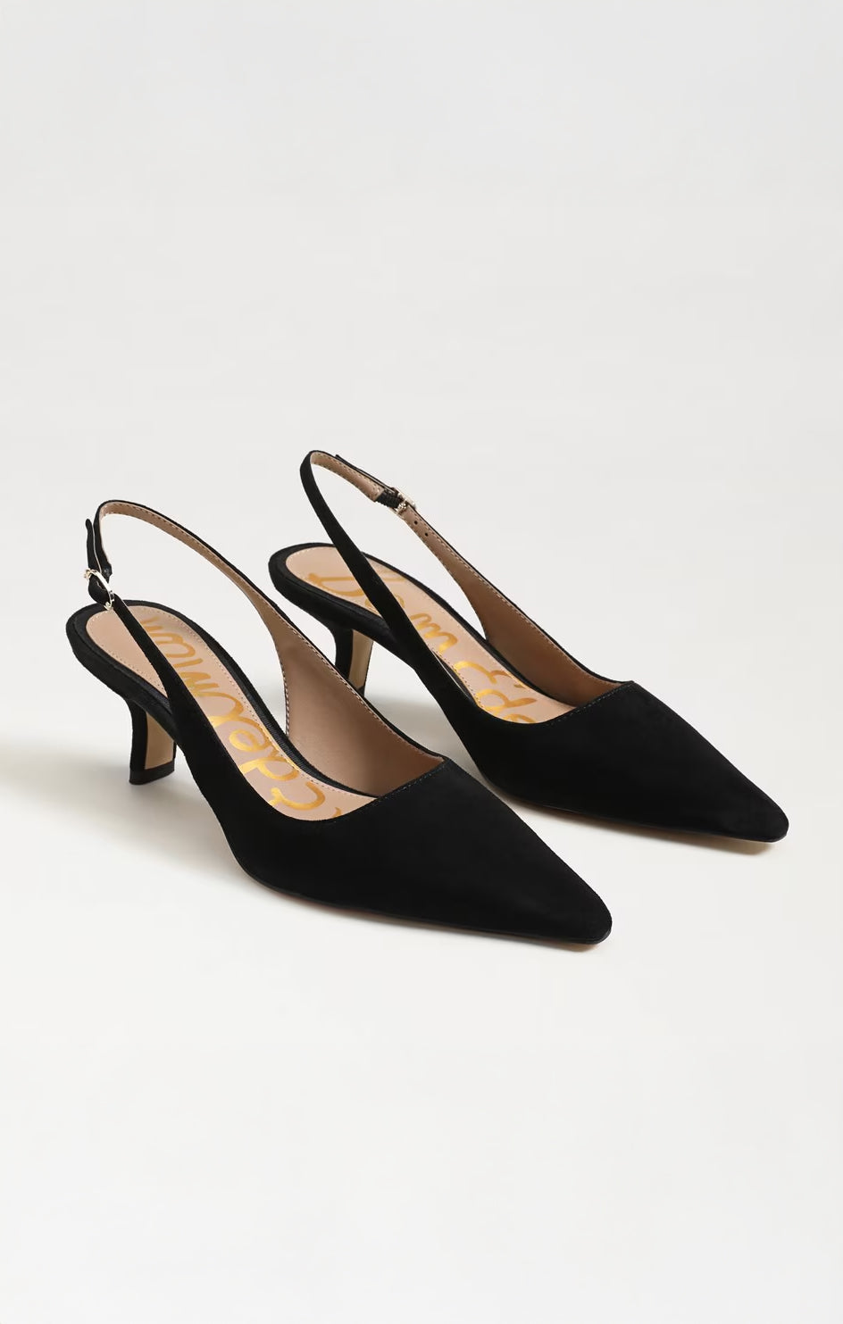 Sam Edelman Bianka Sling ~ Black Suede