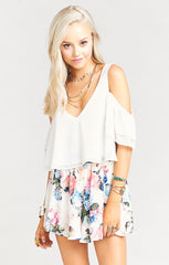 Sadie Ruffle Crop Top