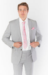 Sam Pocket Square ~ Blushing Floral